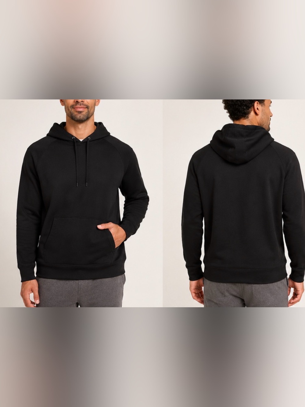Kirkland Signature Black Pullover Hoodie